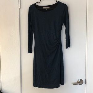 SZ SM Loft Blue Jersey Sheath Dress